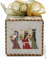 Heart in Hand Needleart - Frill - Nativity-Heart in Hand Needleart - Frill - Nativity, Christmas, Wise men, Magi, gifts, gold, frankencense, myrrh, Nashville market, cross stitch