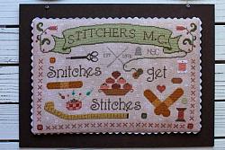 New York Dreamer - Snitches Get Stitches-New York Dreamer - Snitches Get Stitches, stitchers, band aids, tatle tale, floss, scissors, measuring tape, cross stitch, 