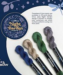 ThreadworX - Night Garden Palette-ThreadworX - Night Garden Palette, floss, cross stitch, XStitch the Rainbow, 